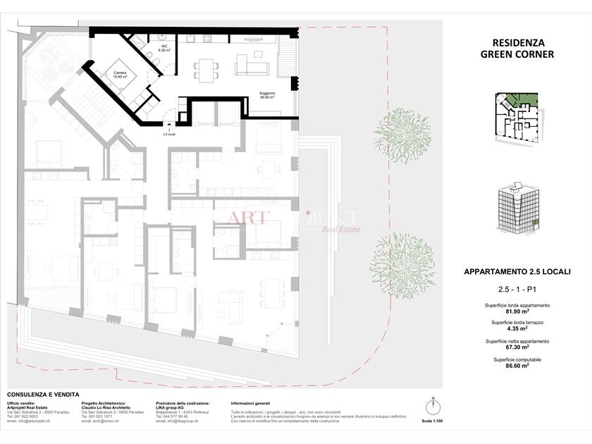 Incantevole appartamento 2.5 locali / ArtProjekt SA