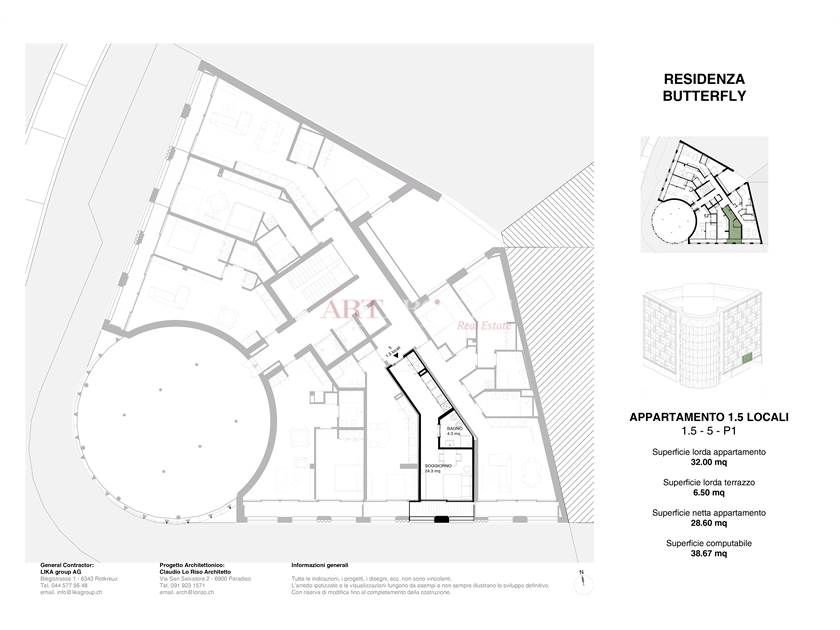 Residenza Butterfly: Moderner und Nachhaltiger Kom / ArtProjekt SA