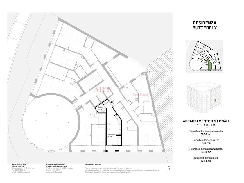 Residenza Butterfly: Moderner und Nachhaltiger Kom / ArtProjekt SA