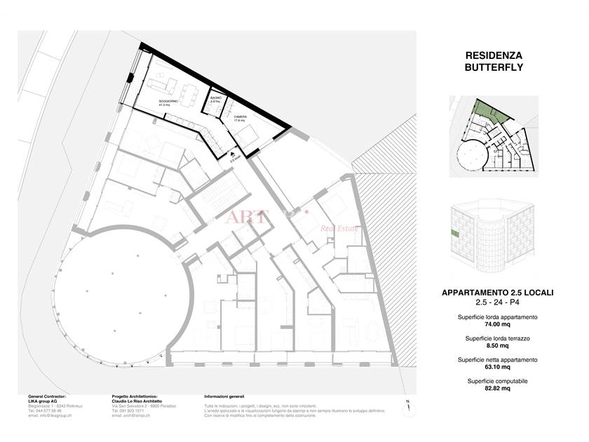Residenza Butterfly: Moderner und Nachhaltiger Kom / ArtProjekt SA