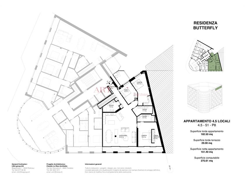 Residenza Butterfly: Moderner und Nachhaltiger Kom / ArtProjekt SA