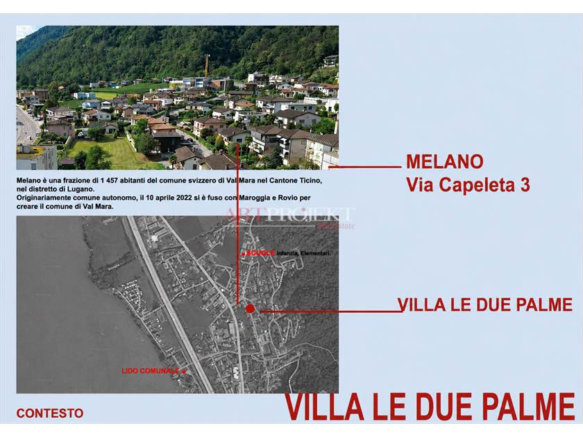 Melano – Exklusive neue Doppelhaushälften mit Privatgarten / ArtProjekt SA